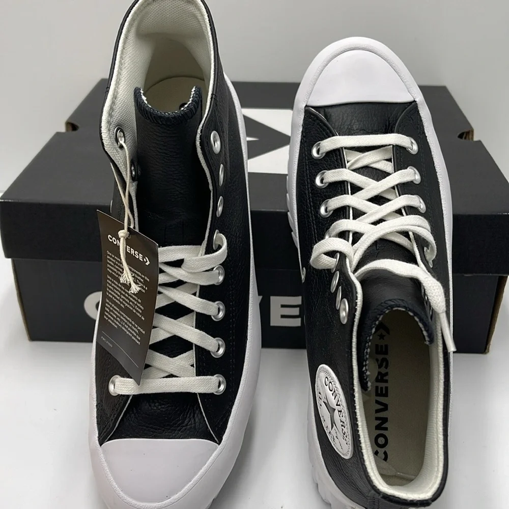 Converse WMNS CTAS LUGGED 2.0 HI BLACK/EGRET/WHITE A03704C Paltforms Sn…